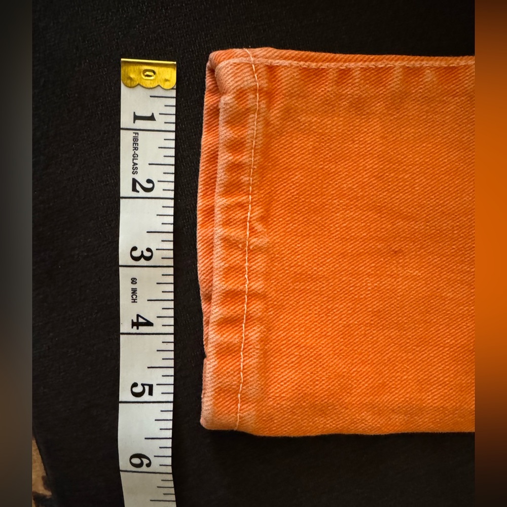 NWT VINTAGE Levi’s 900 Series SLIM Orange Jeans Women’s size 5 Jeans - Picture 11 of 12